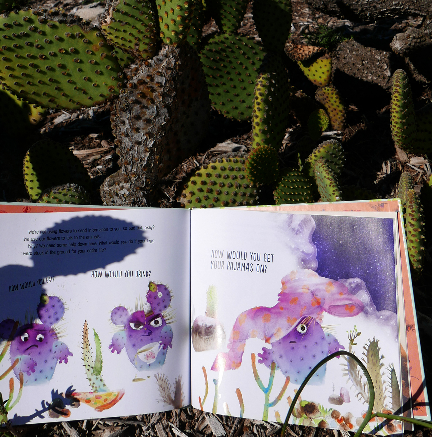 Flower Talk book by Masha D'yans in succulents