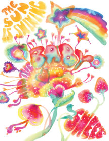 psychedelic baby watercolor masha dyans