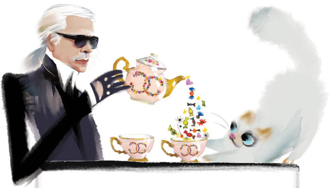 Karl Lagerfeld and Choupette: A Father's Day and Pride Celebration!