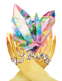 crystal shine hands watercolor masha dyans