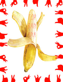 Masha D'yans' Top Banana watercolor greeting card puts it simply - your recipient is the best there is right now! Sweeten your special someone's occasion with a dose of healthy encouragement, be it birthday, congrats, graduation, thank you, father's day or mother’s day!