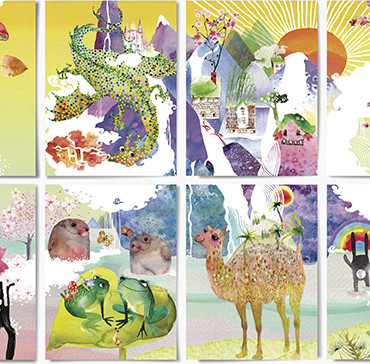 LoveLand are collectible cards by Masha D'yans that together complete a fun fairyland.