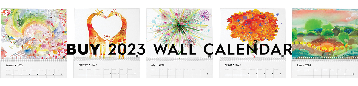 2023 Calendar Watercolors by Masha Dyans